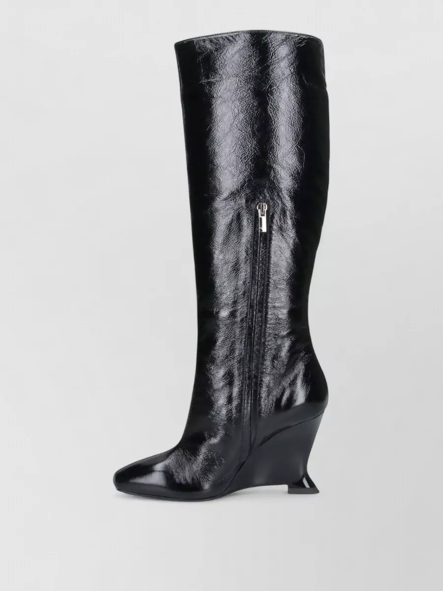 Balmain Leather Ankle Boots