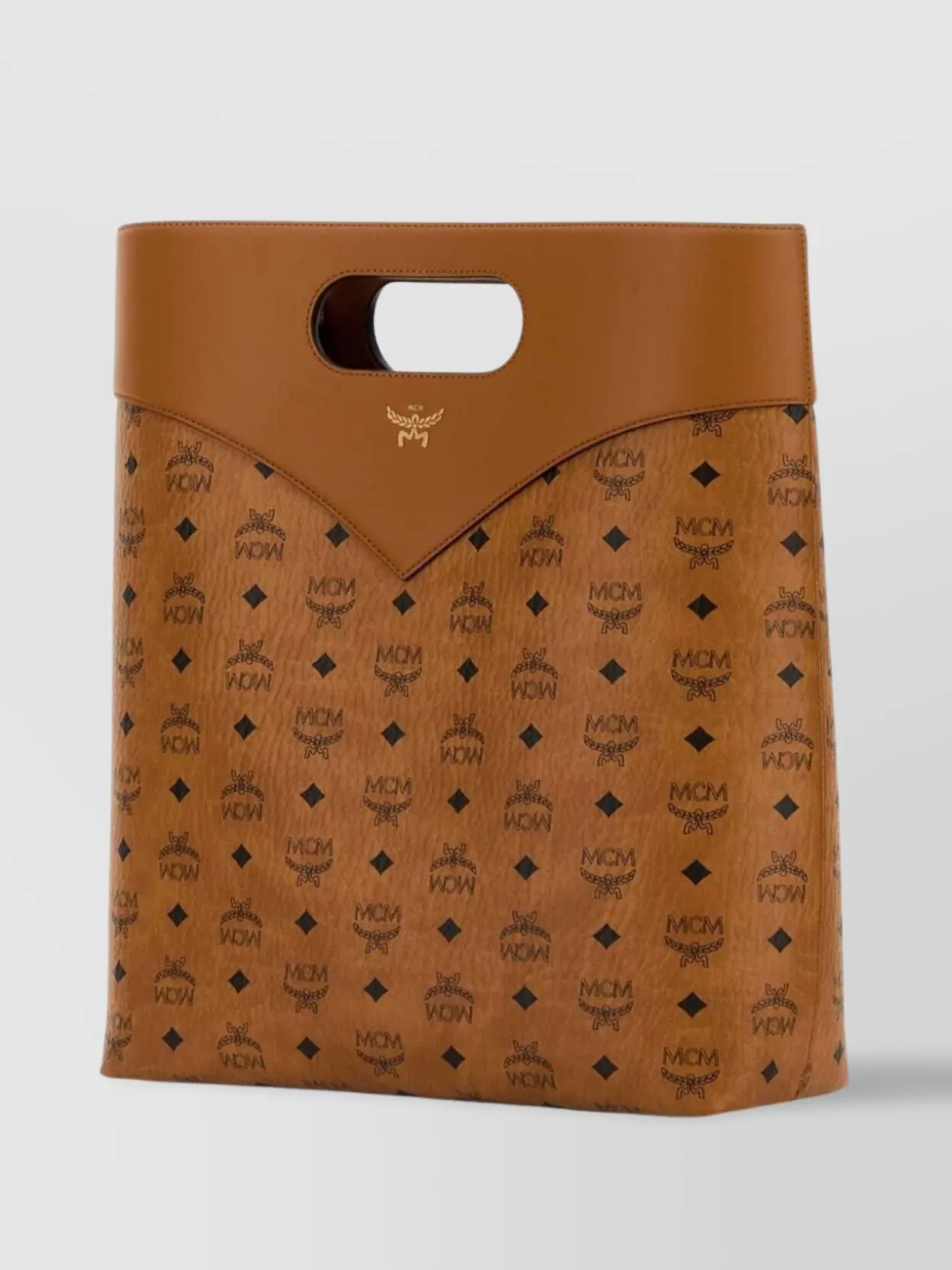 Mcm Diamond Detail Large Tote Bag