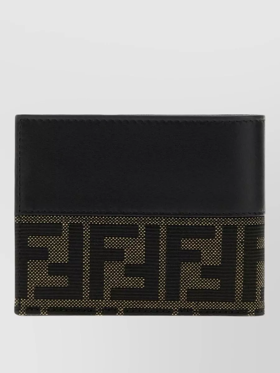 Fendi leather bifold wallet