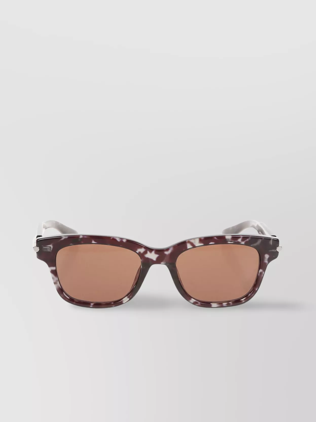 Alexander Mcqueen Floating Metal T-bar Rectangular Sunglasses