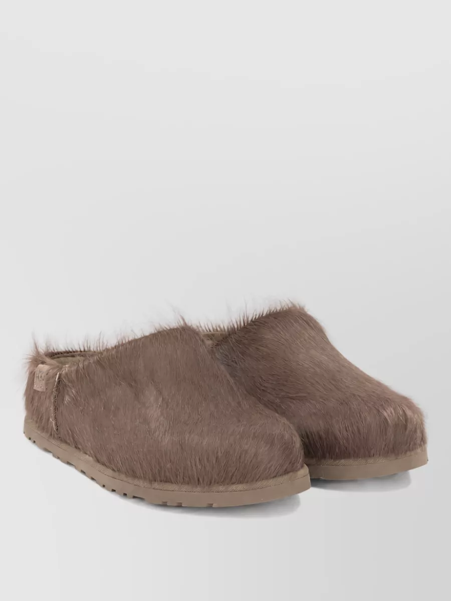 Ugg calf hair clogs