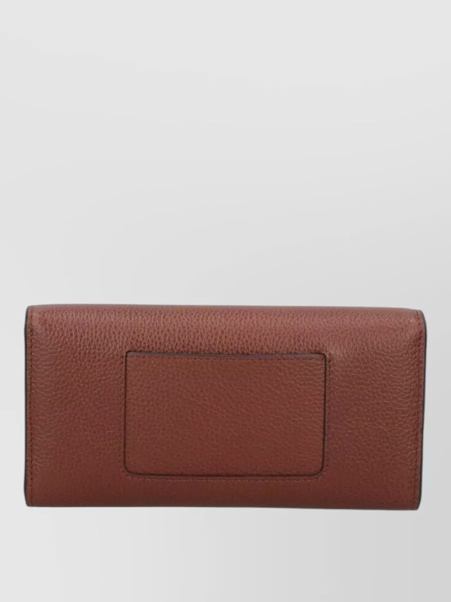 Mulberry Textured Purses And Cardholders With Gold-tone Hardware In Brown