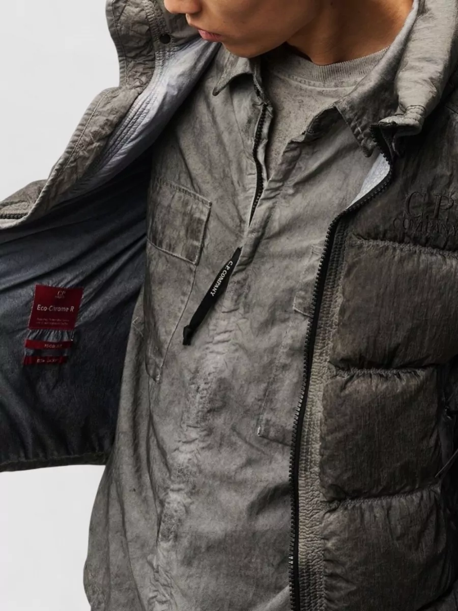 C.p. Company Nylon Hooded Padded Gilet