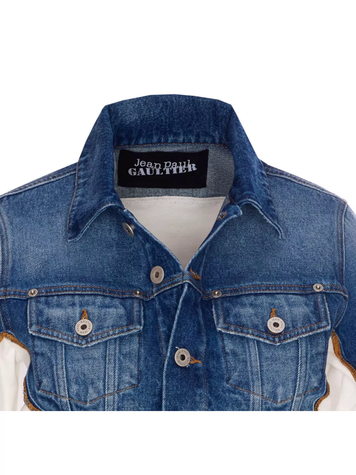 Jean Paul Gaultier Petit Grand Trompe Loeil Denim Jacket