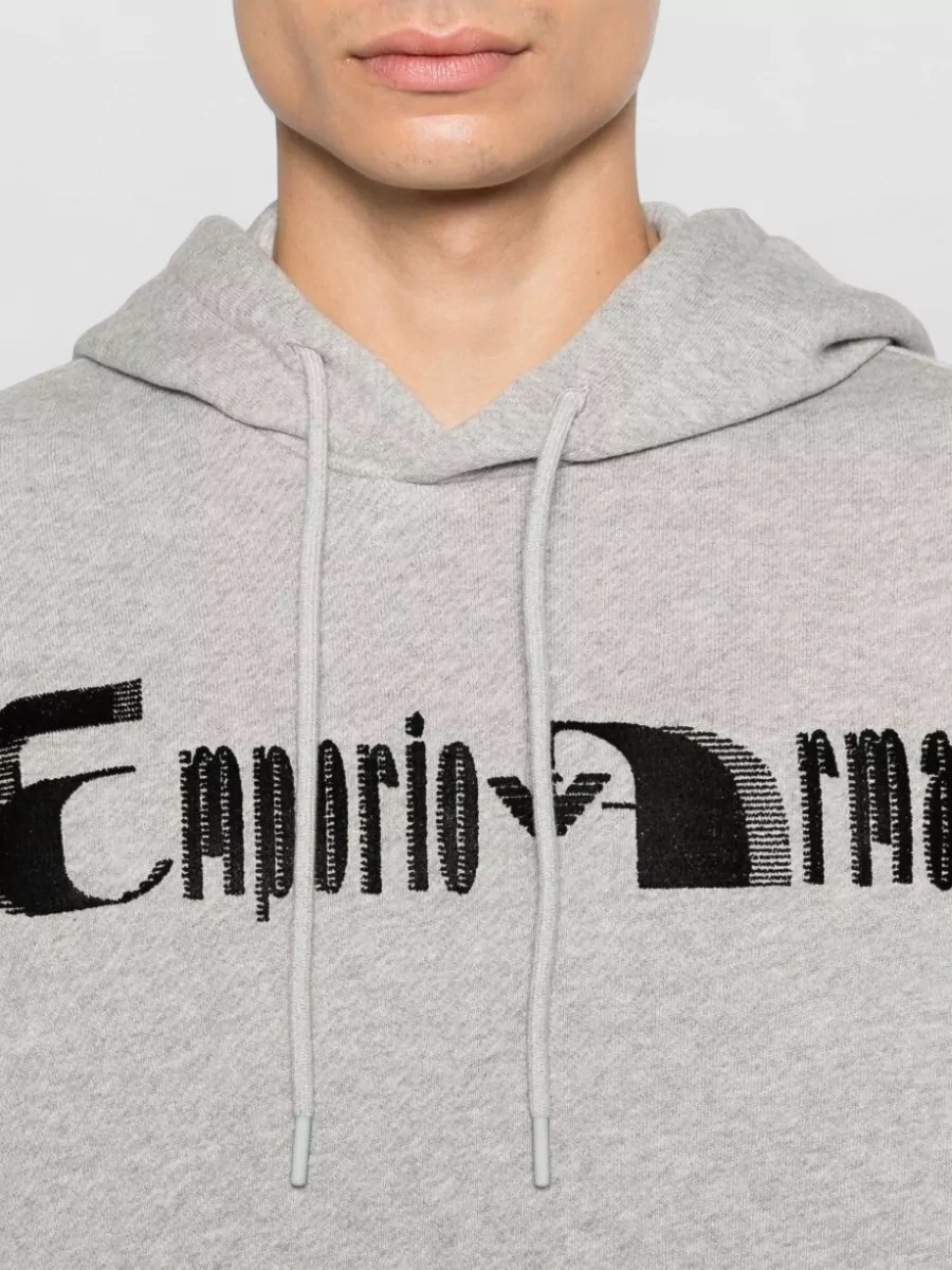 Emporio Armani Logo Cotton Hoodie