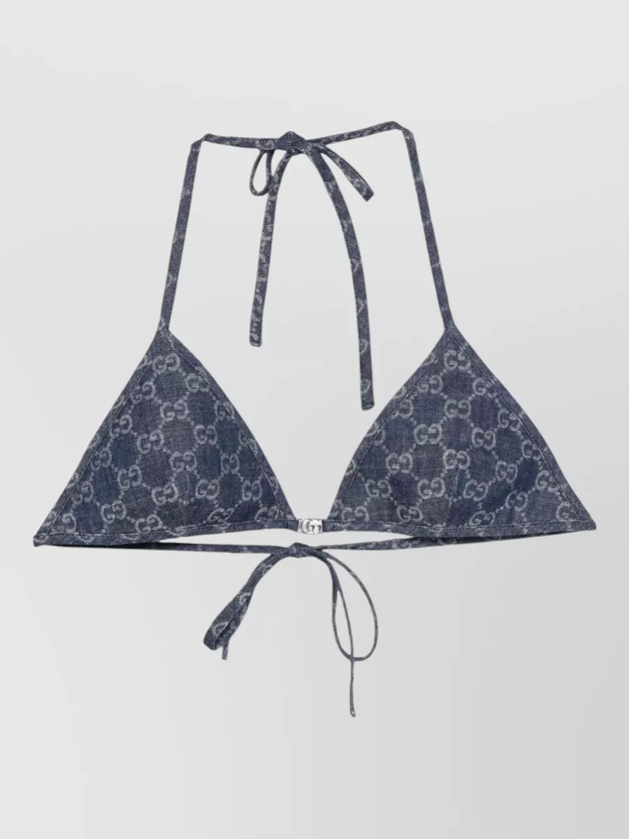 Gucci triangle bikini top