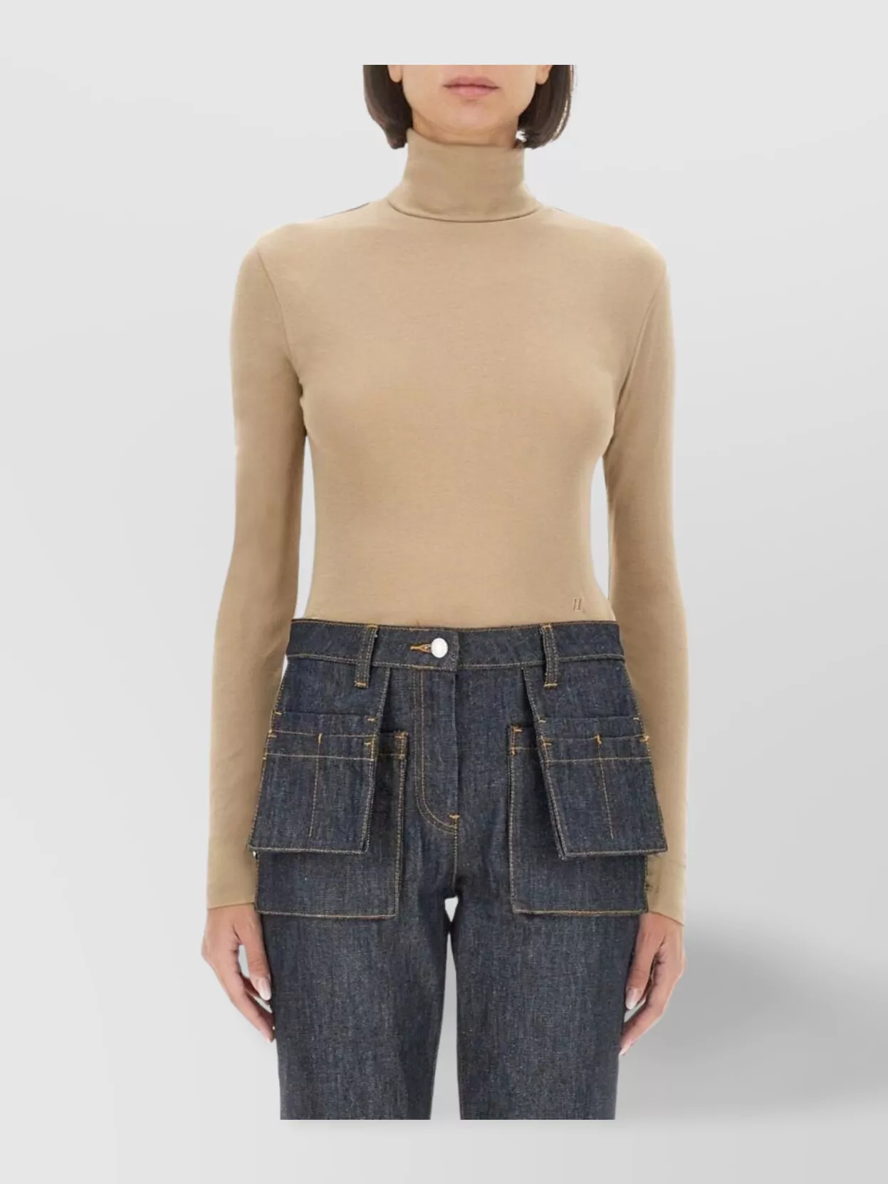 Helmut Lang Slim Fit Turtleneck Knitwear
