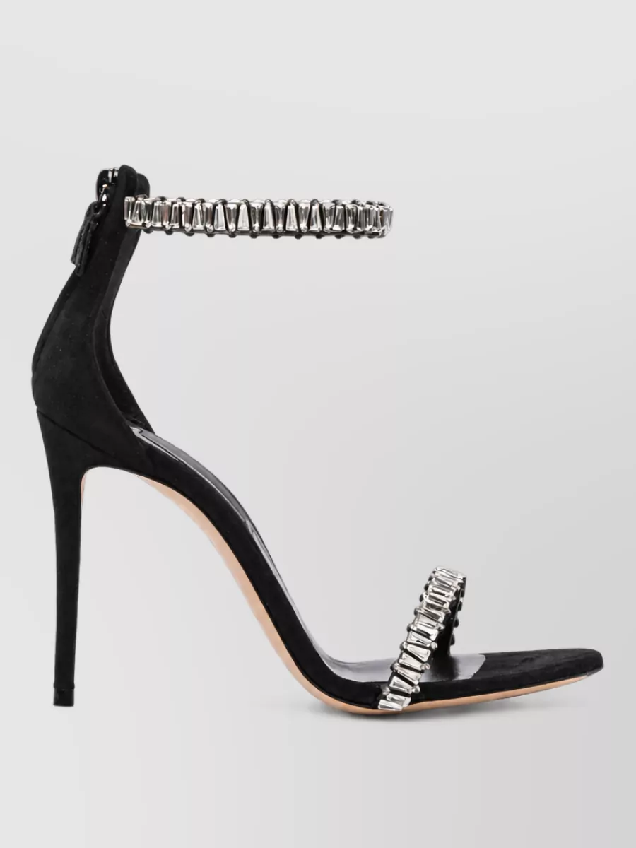 Casadei Leather Ankle-Strap Sandals