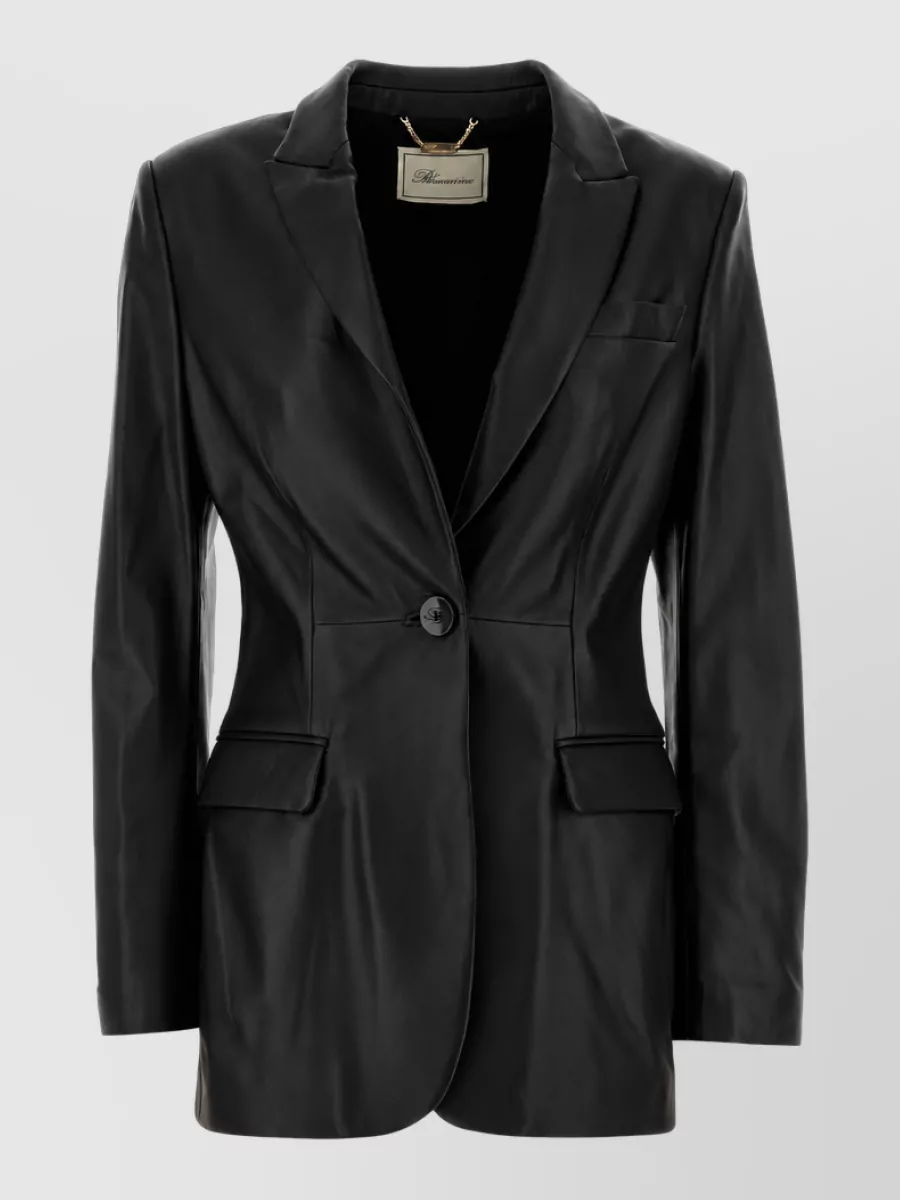 Blumarine leather blazer