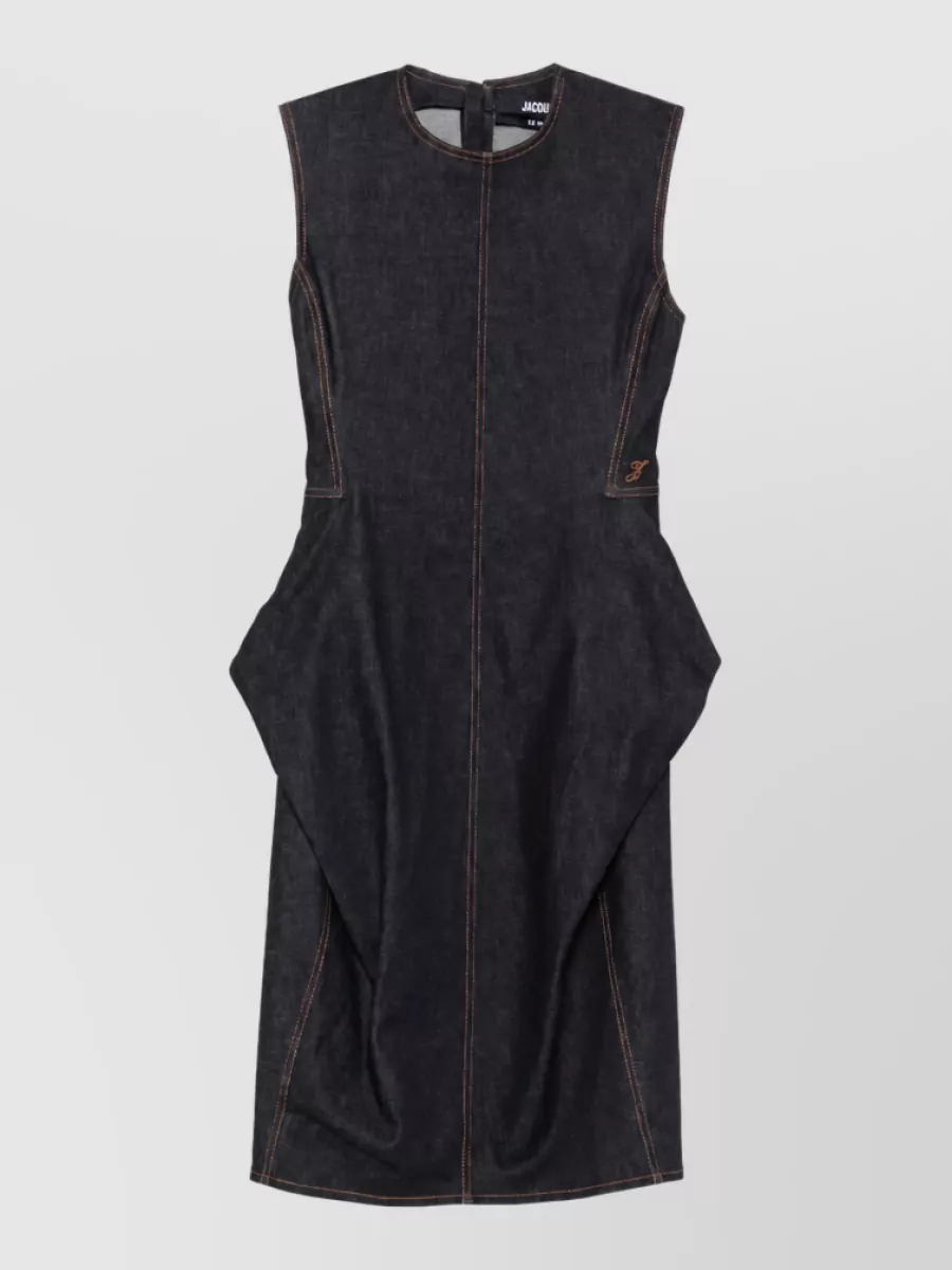 Jacquemus knee-length denim skirt