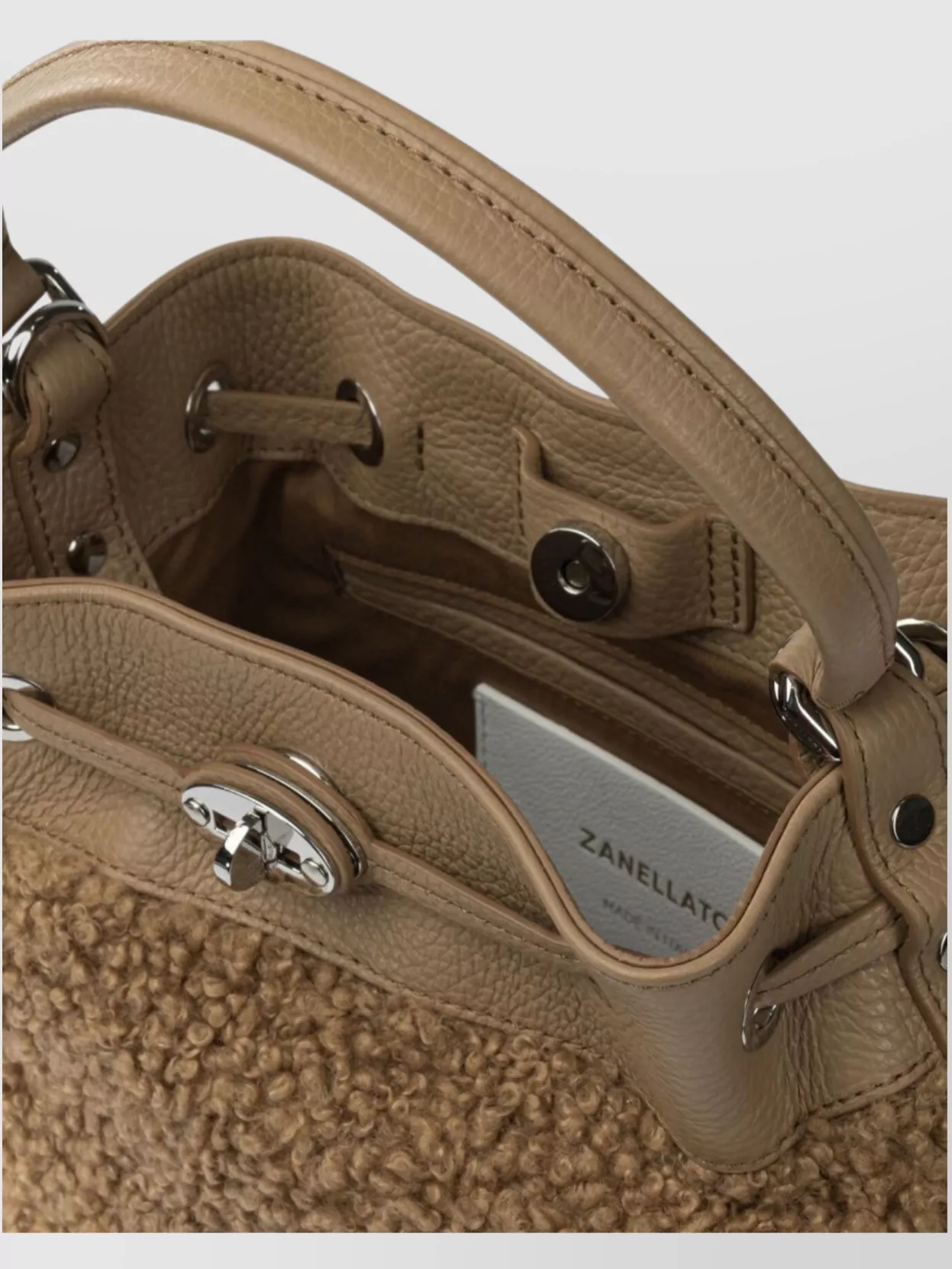 Zanellato Bucket Bag With Top Handle And Strap