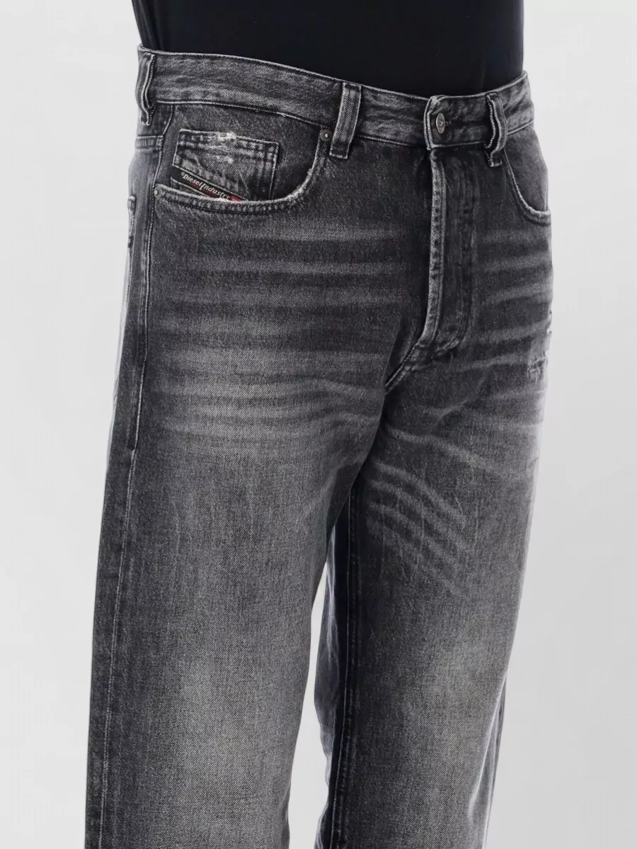 Diesel Denim Regular-Fit Mid-Rise Tapered Jeans