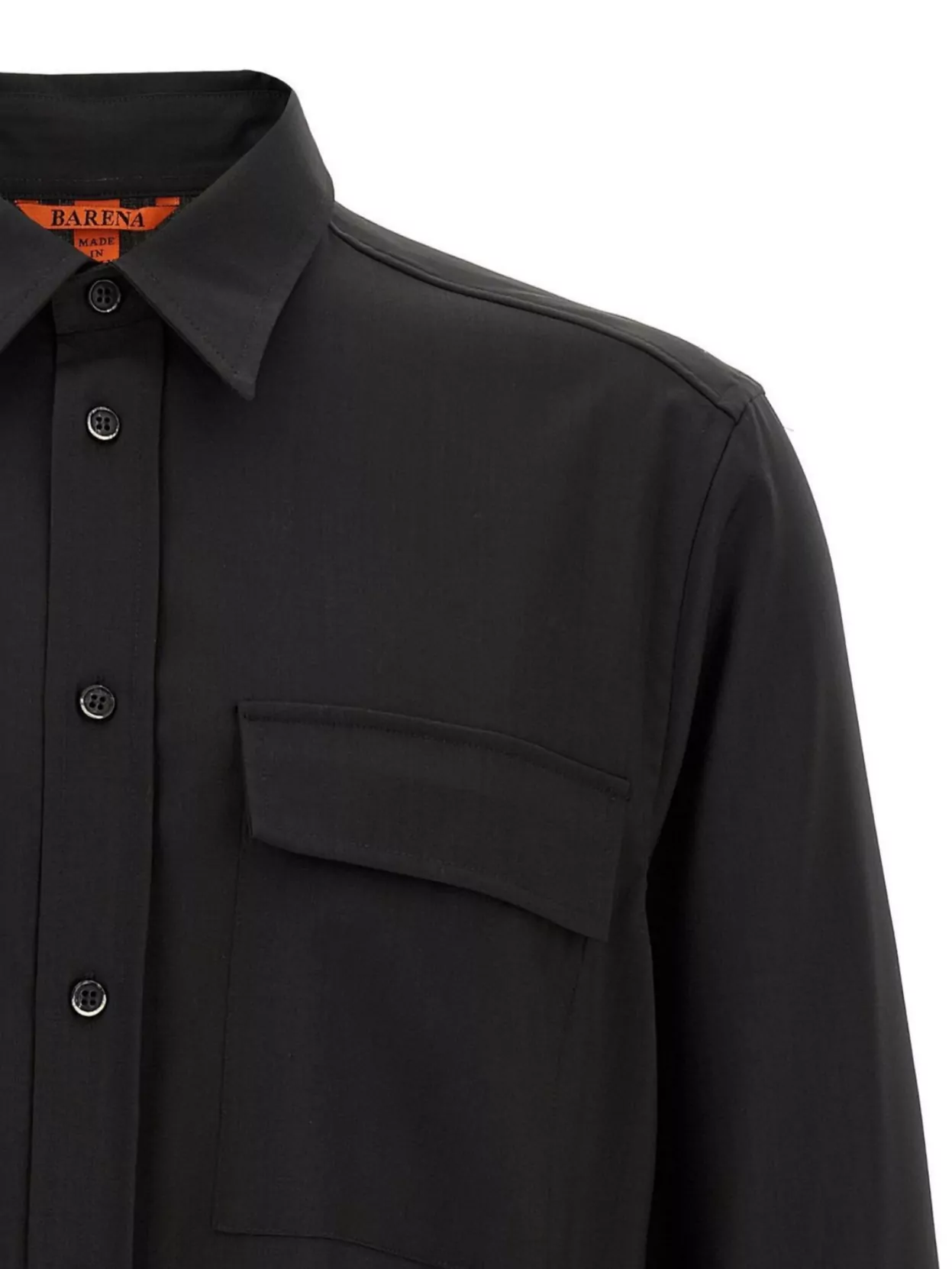 Barena Chest Pockets Structured Collar Long Sleeves Shirt