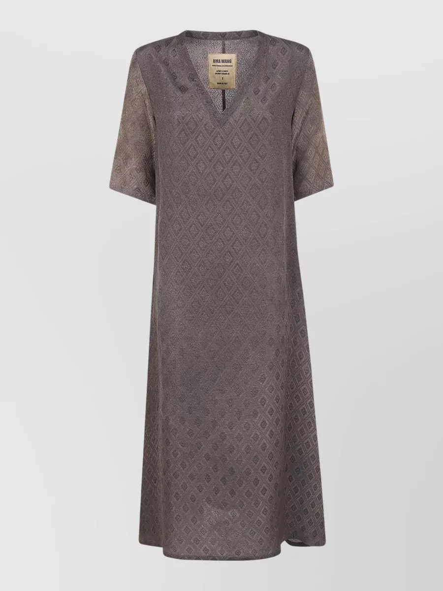 Uma Wang Cupro Knee-Length Dress