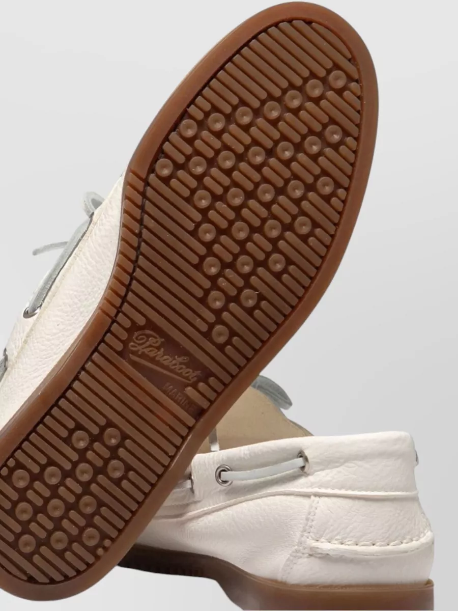 Paraboot Leather Boat Shoes
