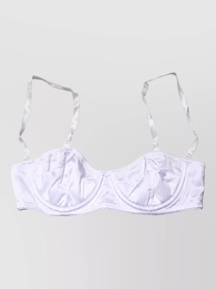 Dolce&Gabbana silk underwire balconette bikini top