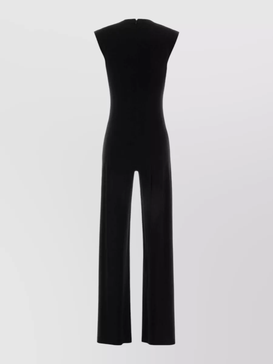 Norma Kamali Sleeveless Jersey Jumpsuit
