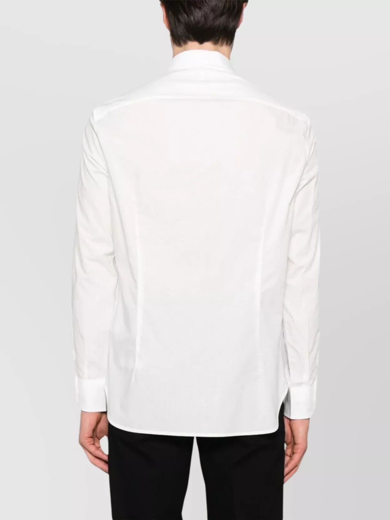 Emporio Armani Logo Print Cotton Shirt