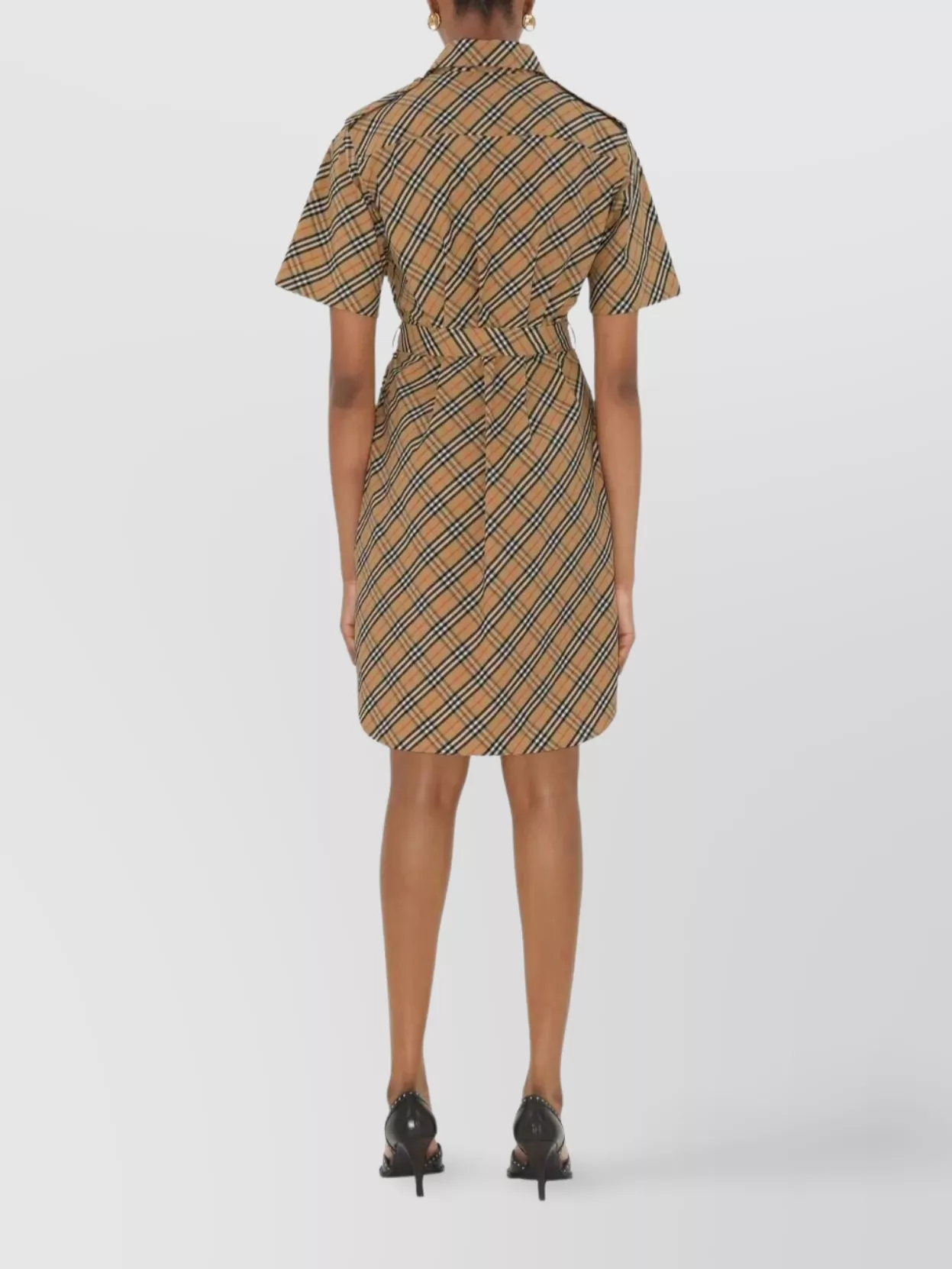 Burberry Cotton Check Shirt Dress