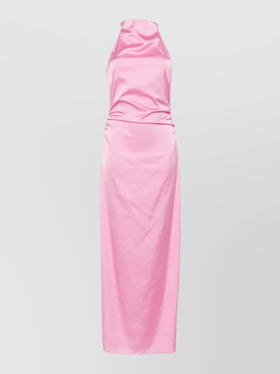 Rotate ruched maxi dress