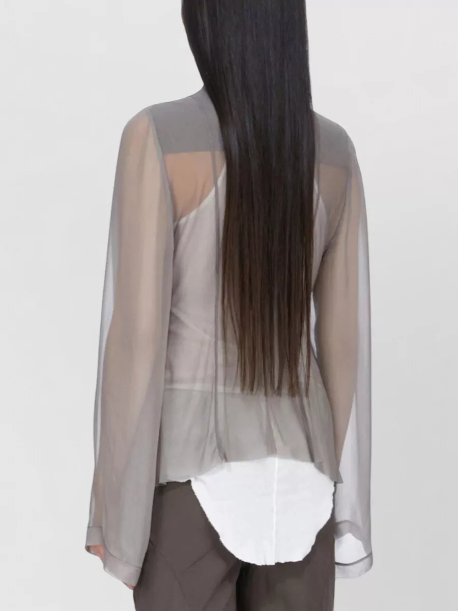 Rick Owens Stag Jkt Tailored Blazer Silk Blend