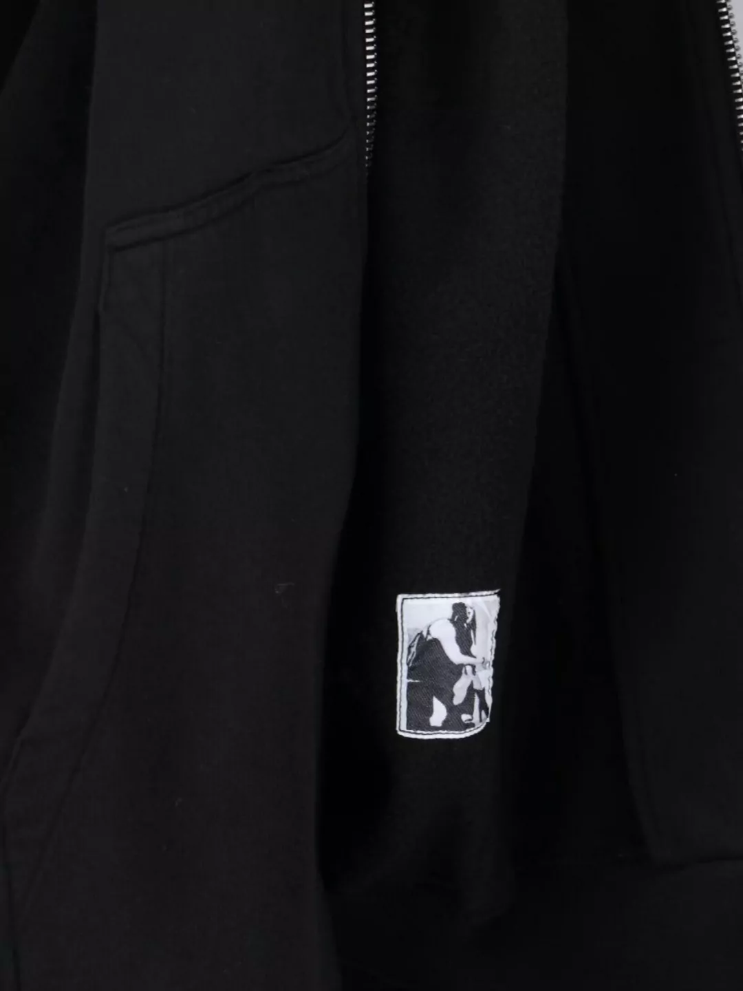 Rick Owens Drkshdw Hooded Sweatshirt With Drawstring And Pockets In Black