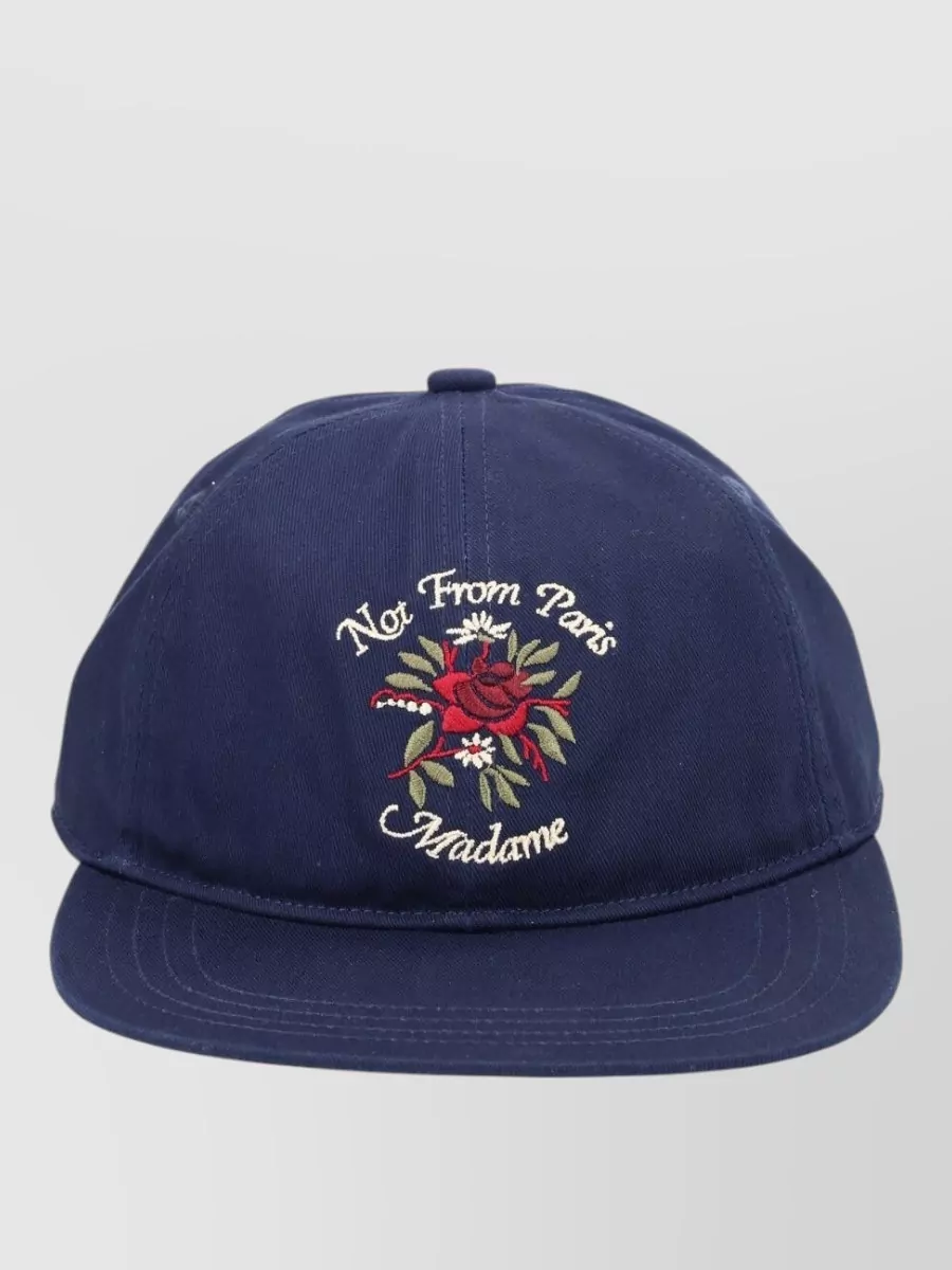 Drôle De Monsieur Signature Cap Adjustable Strap Curved Brim