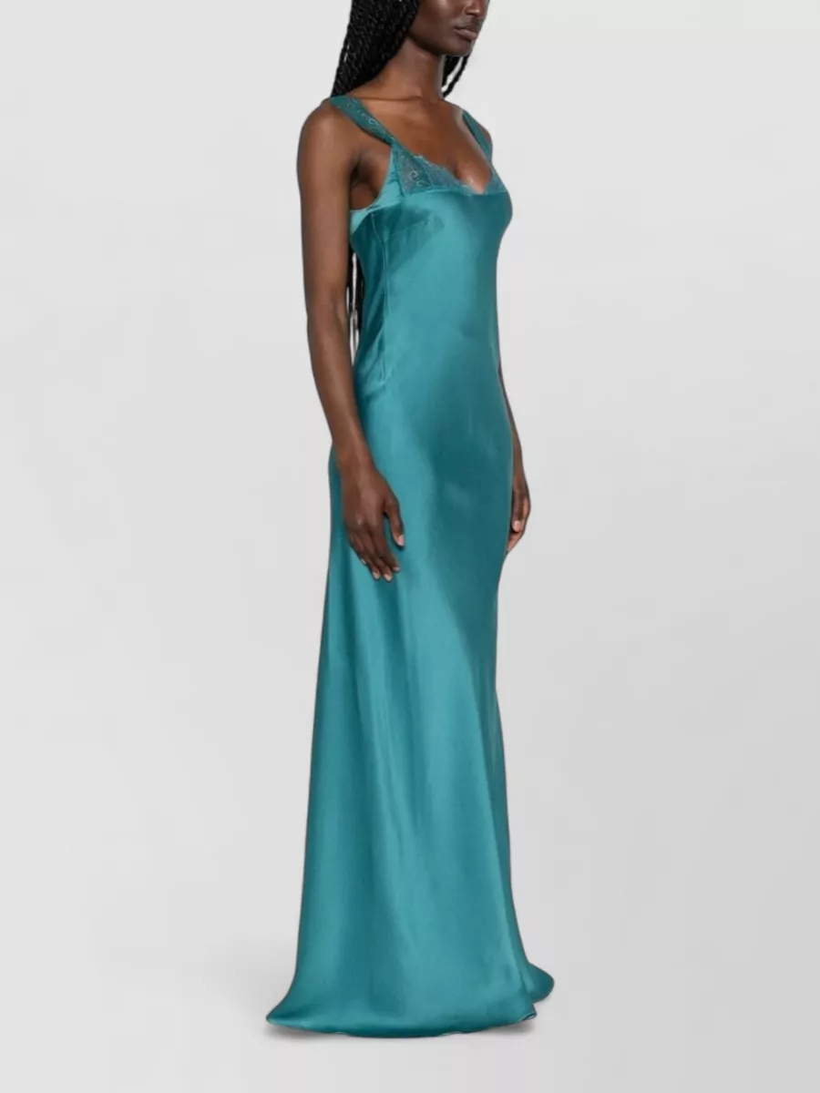 Forte Forte Sleeveless Lace Trim Maxi Dress