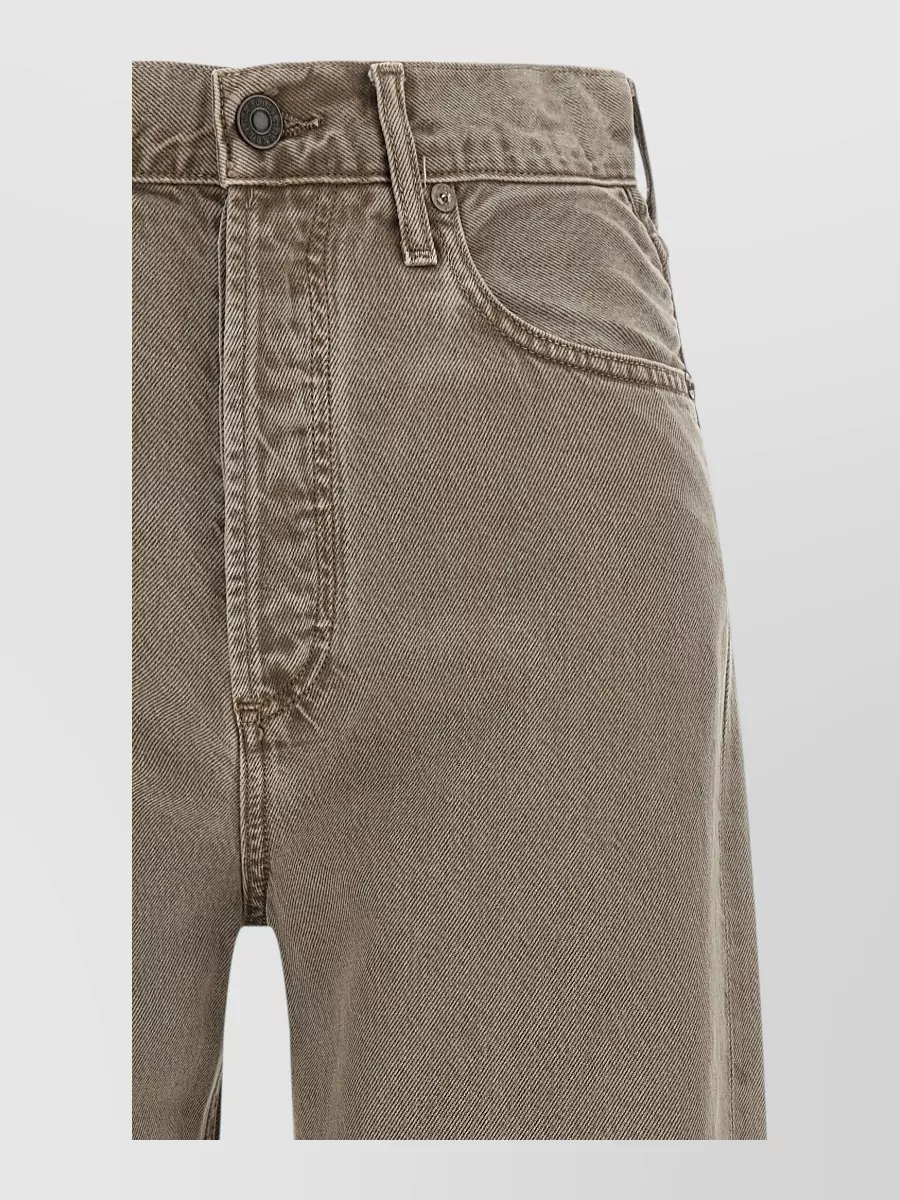 Agolde denim ren flyweight high-rise wide-leg jeans