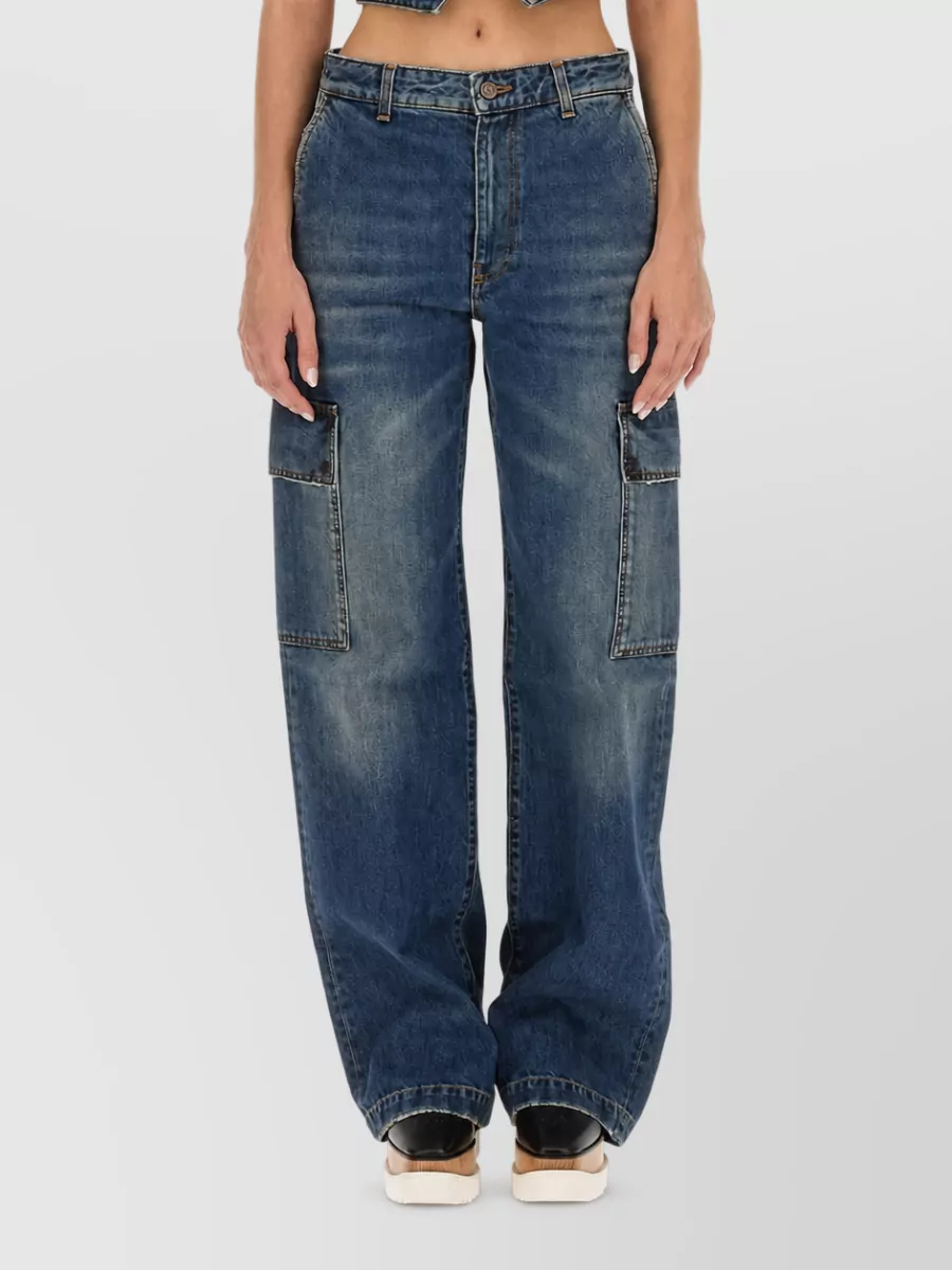 Stella Mccartney wide-leg cargo trousers