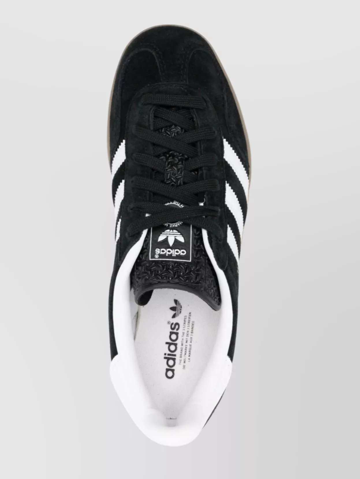 Adidas Logo Low-Top Suede Rubber Sneakers