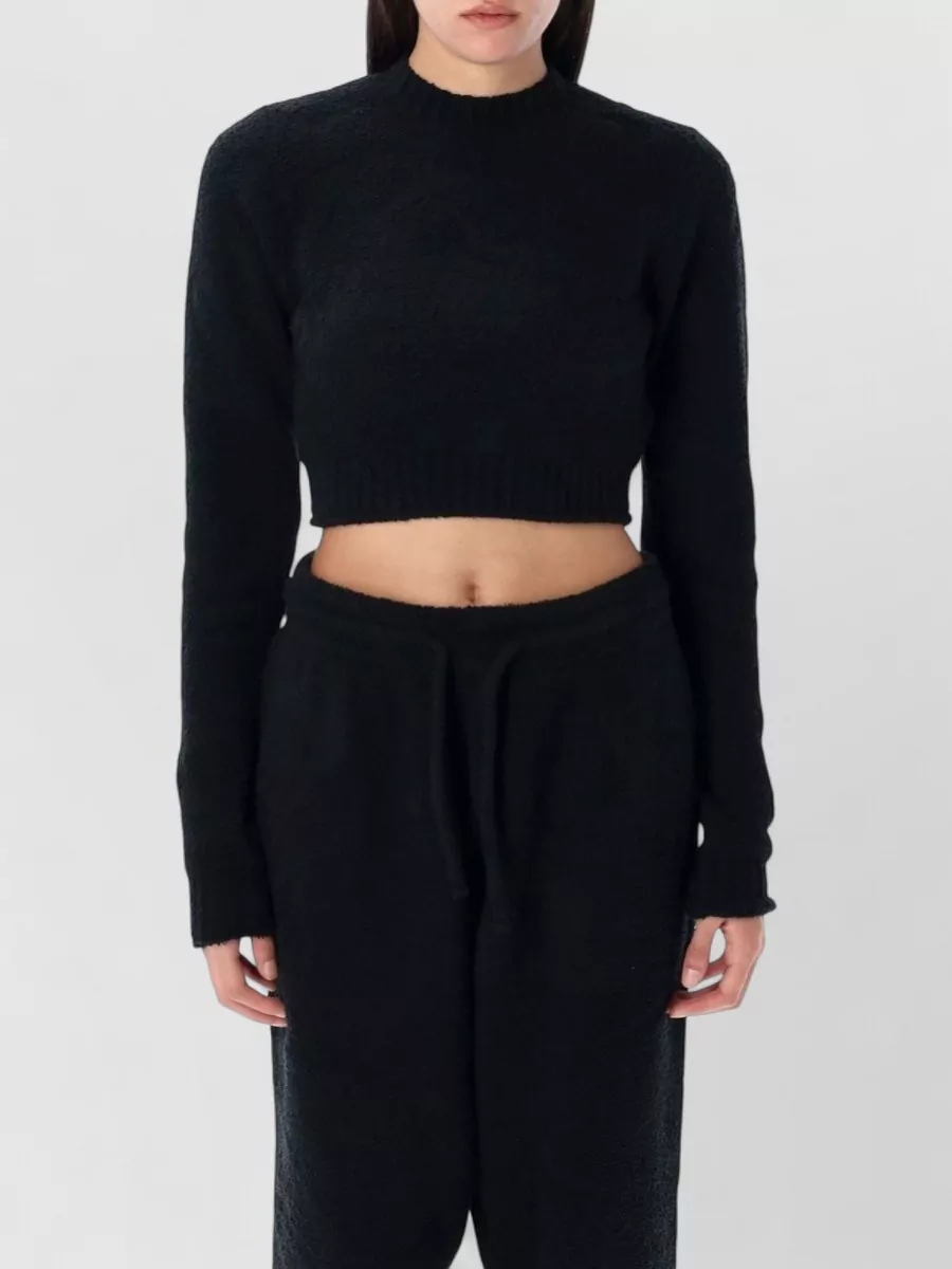 Nike Bouclé Knit Crewneck Top
