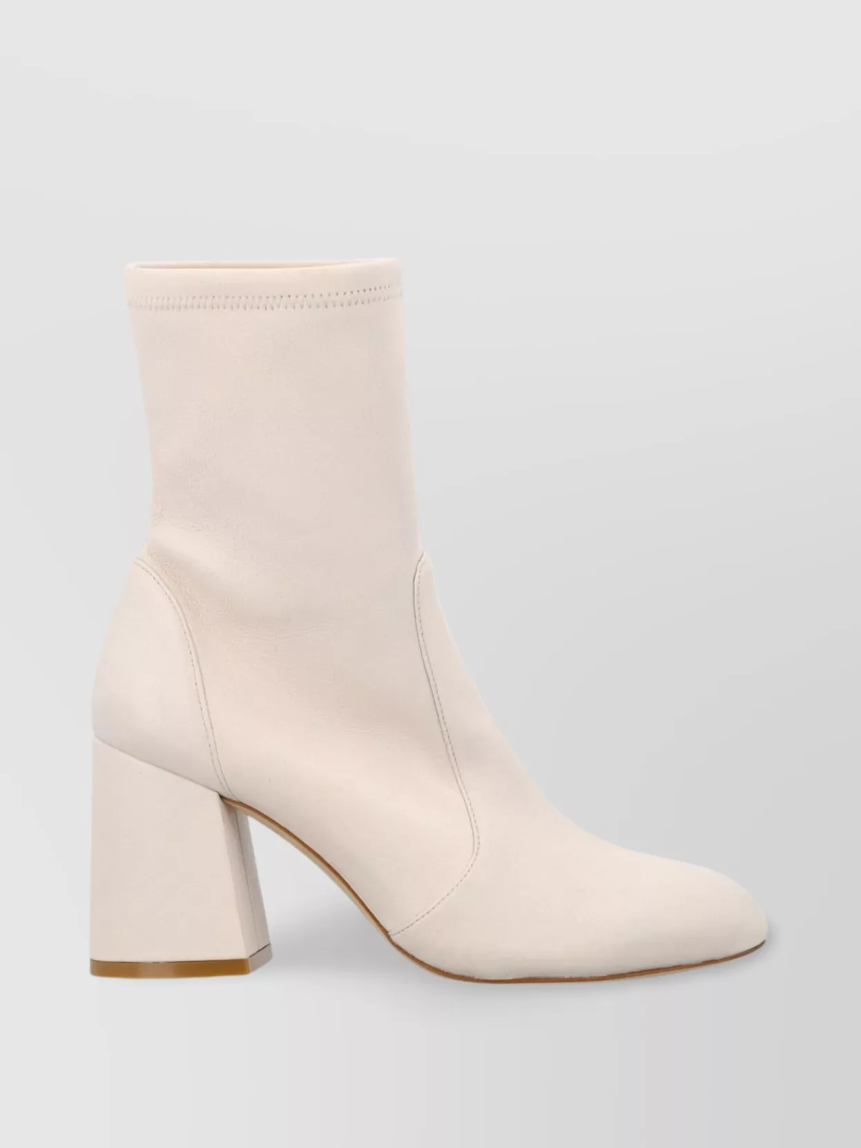 Stuart Weitzman Flare Block 85 Bootie In Neutrals