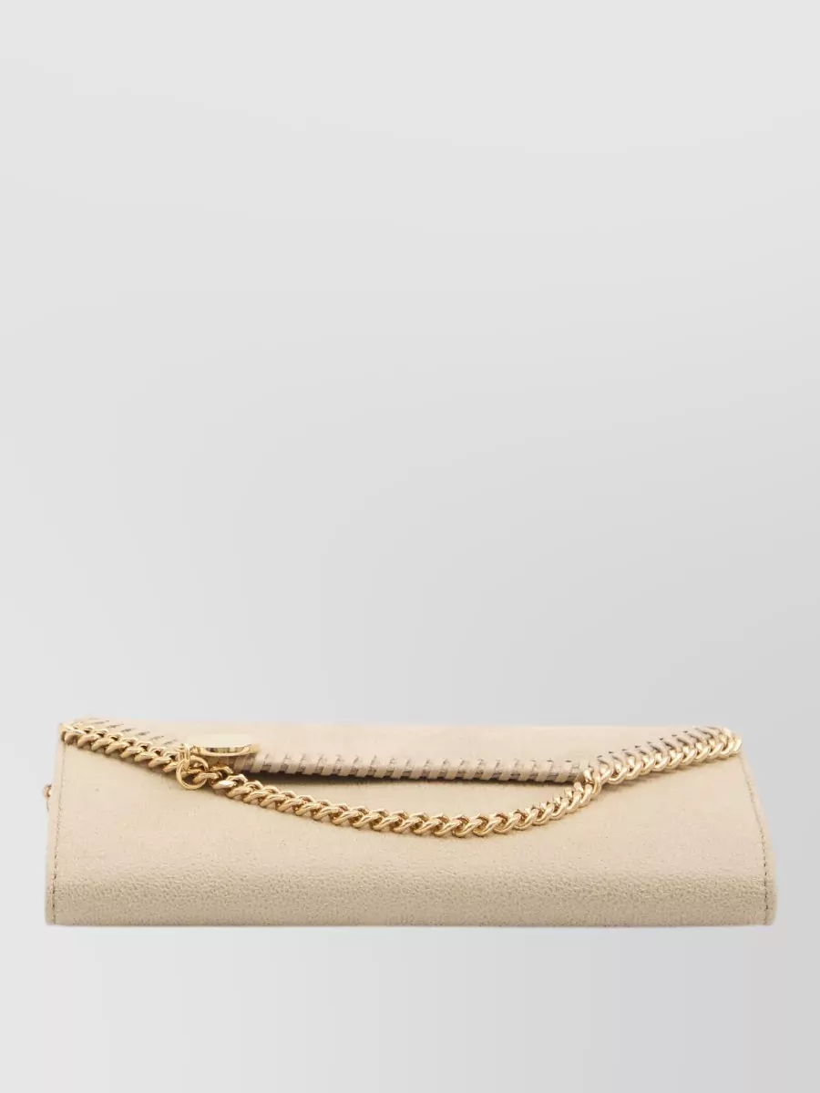 Stella Mccartney Falabella Wallet On Chain Gold Strap