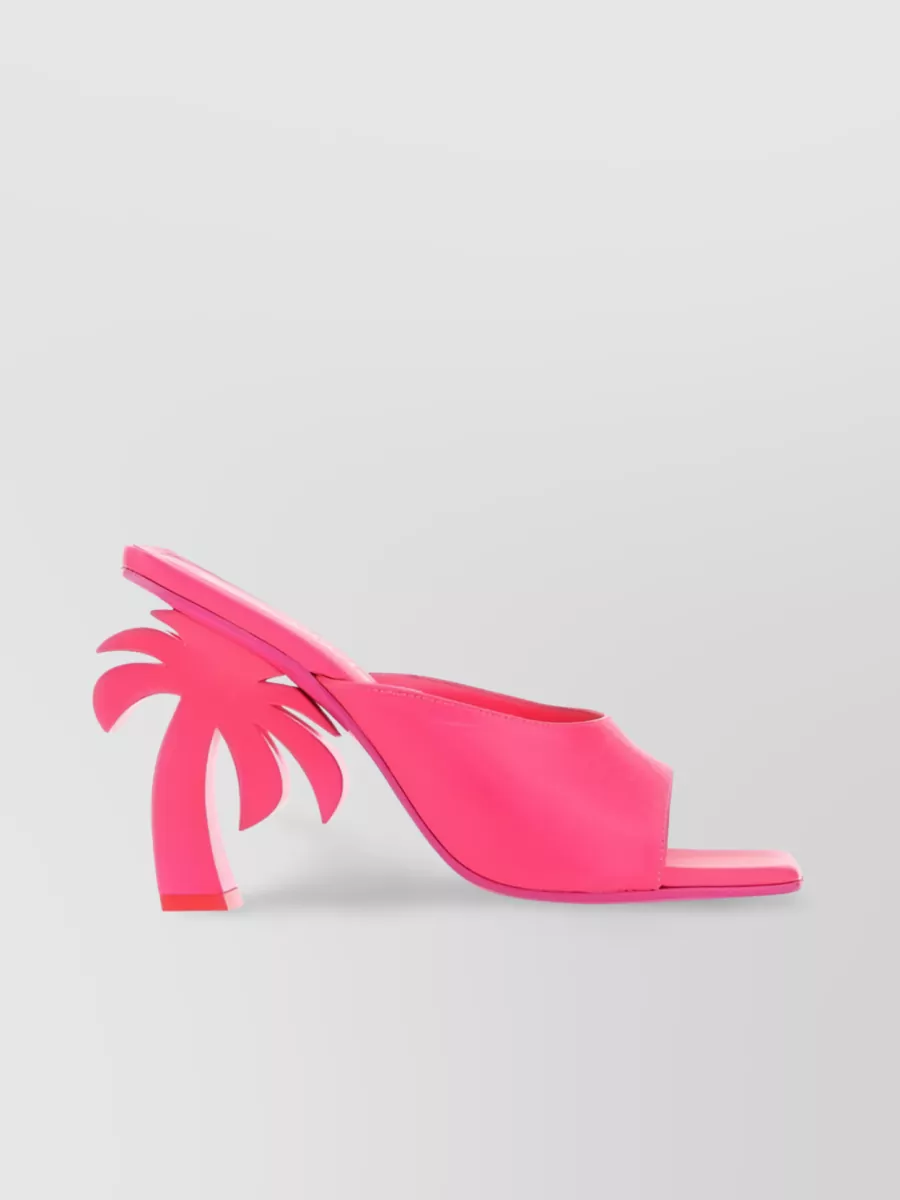 Shop Palm Angels Palm Slippers In Pink