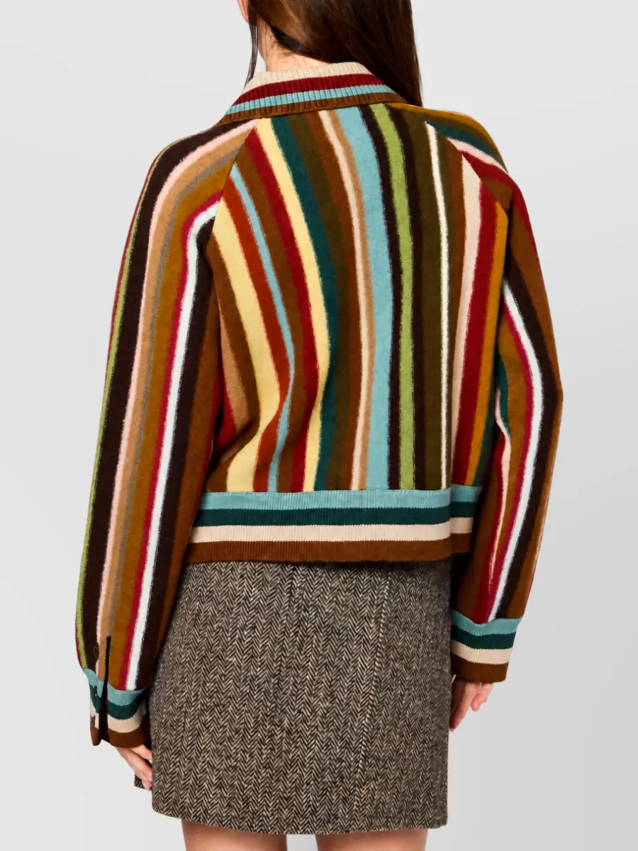 Paul Smith Merino Wool Fine-Knit Cardigan