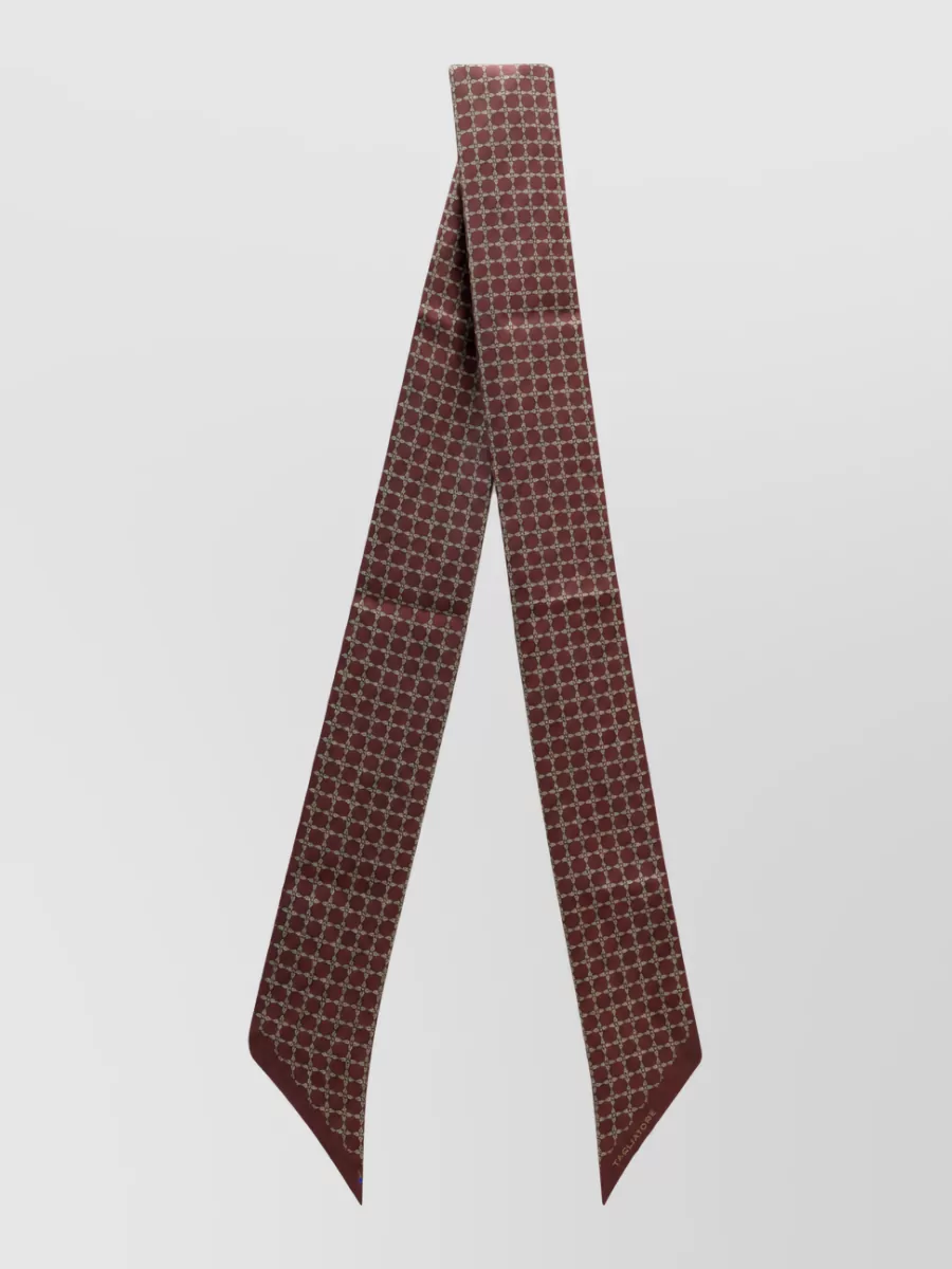Tagliatore silk geometric-print tie