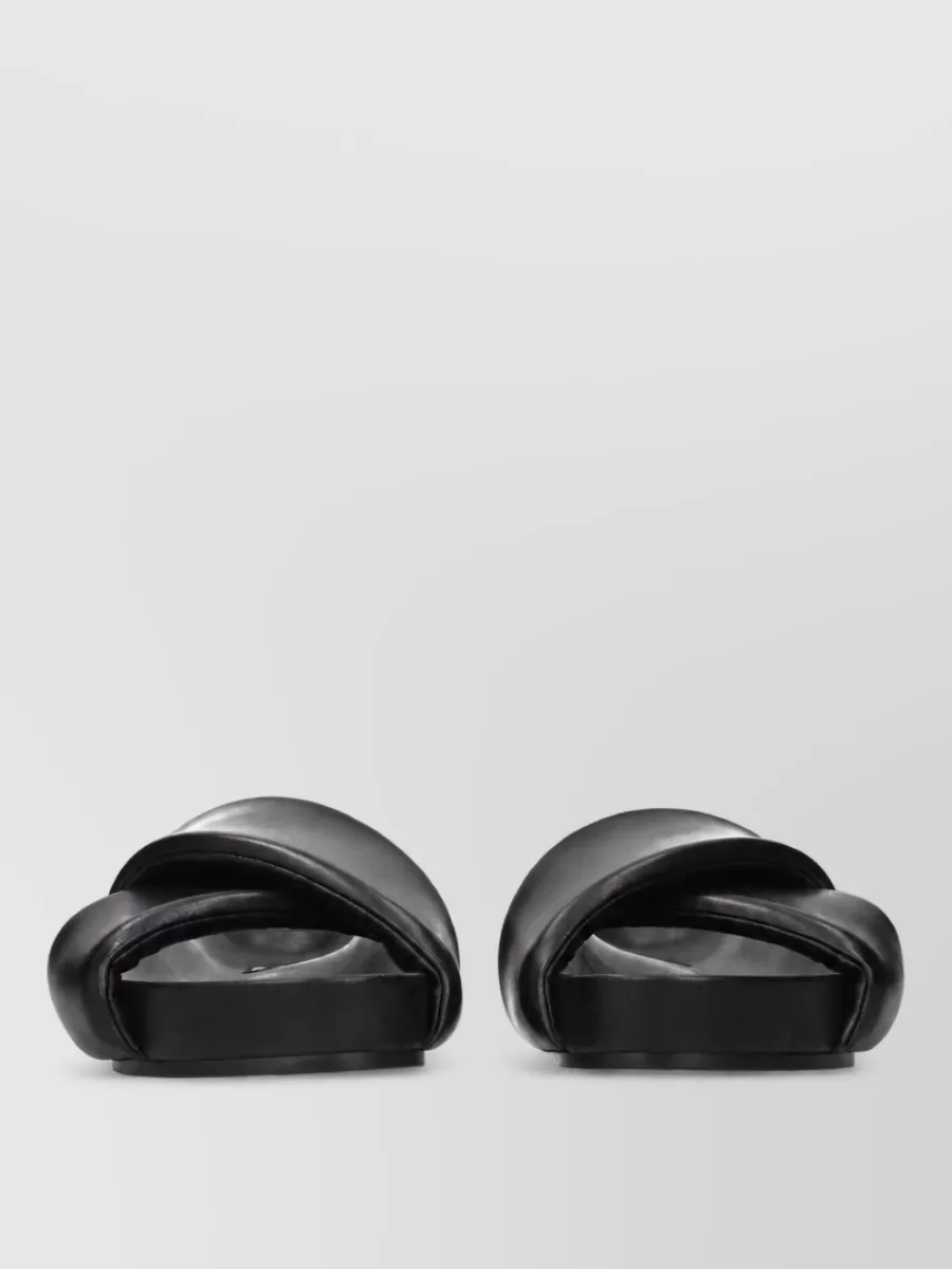 Jil Sander leather slides