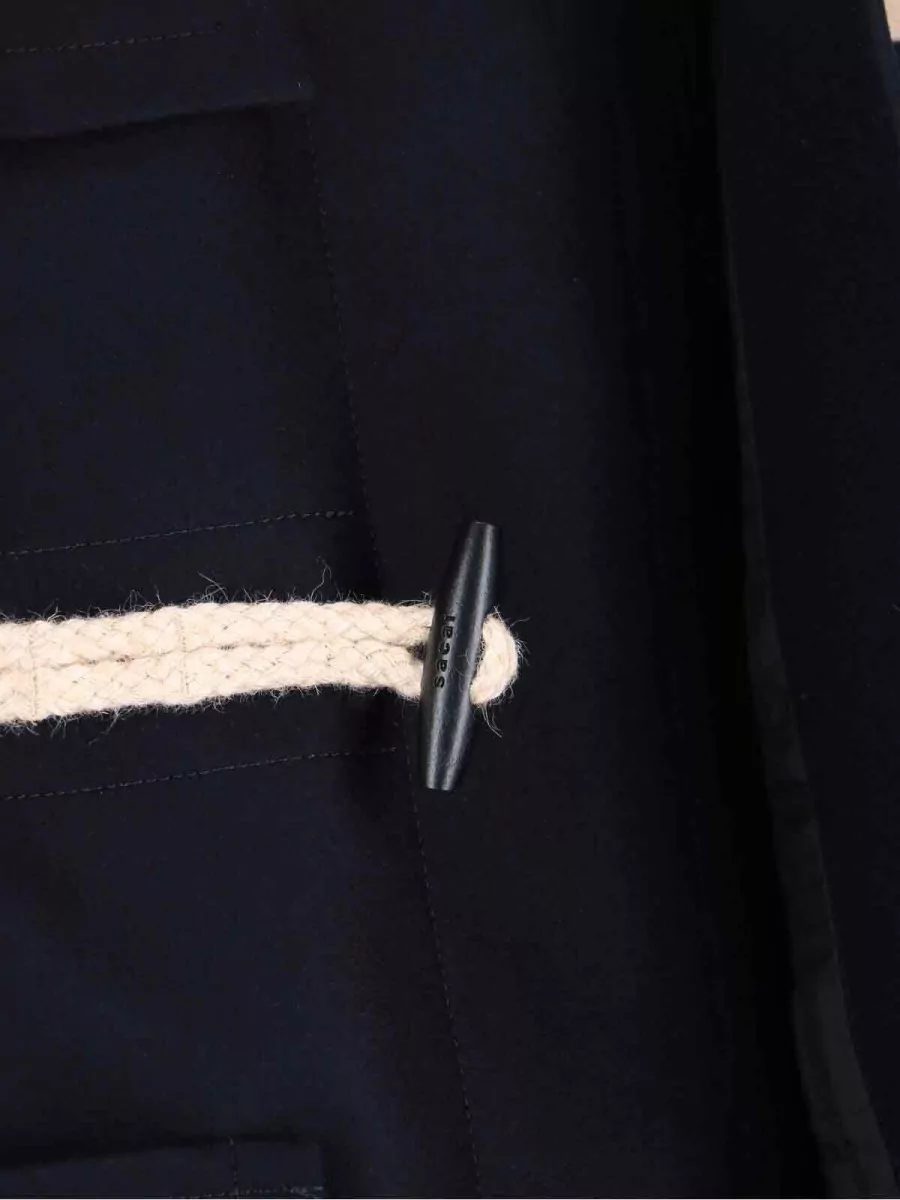 Sacai Wool Hooded Jacket