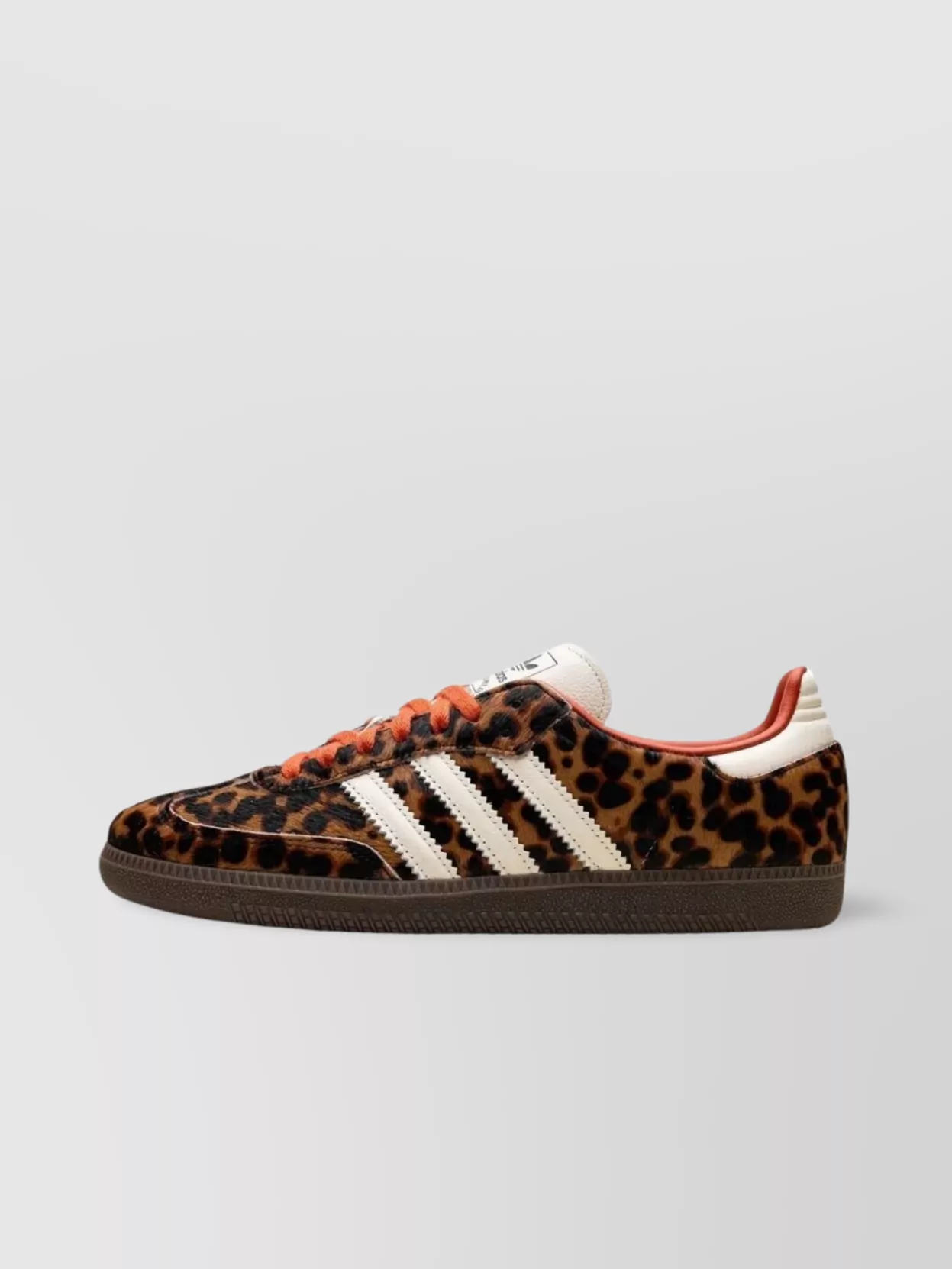 Adidas Animal Print Flat Sole Round Toe Sneakers
