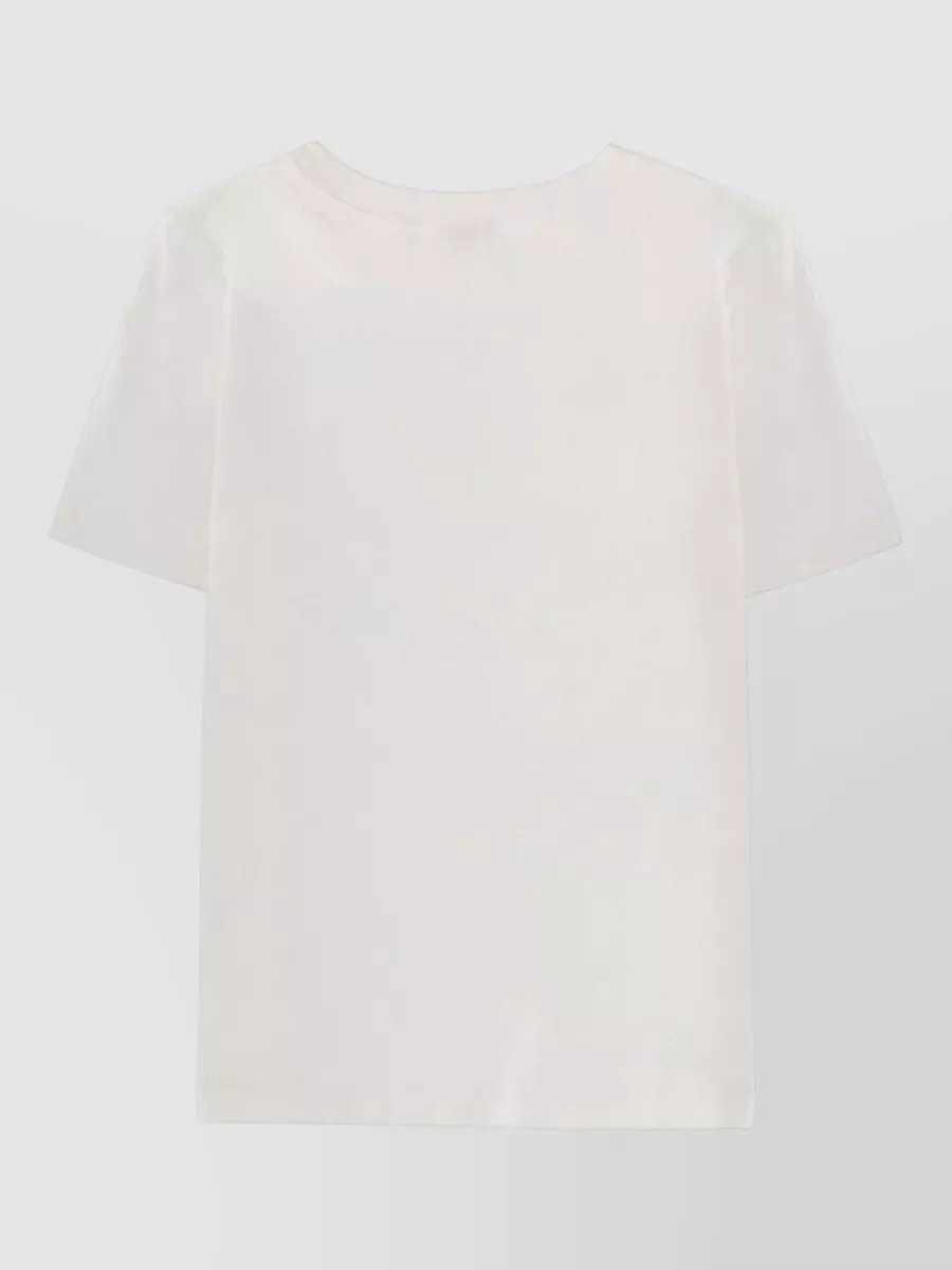 Chloé Logo Baby Fit T Shirt Short Sleeves