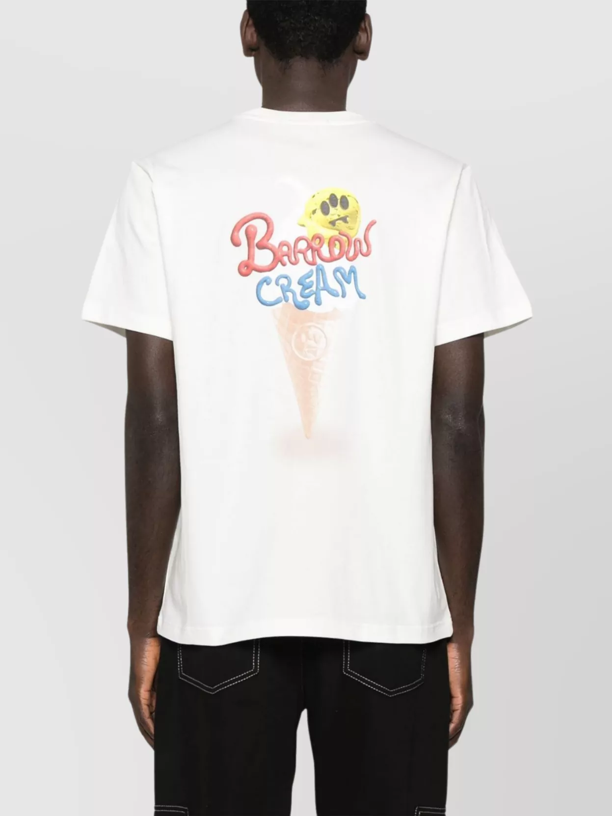 Barrow Crew Neck Graphic Print Short Sleeves Top