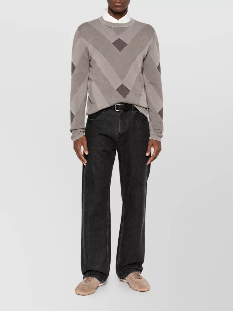 Emporio Armani Cotton Crewneck Sweater