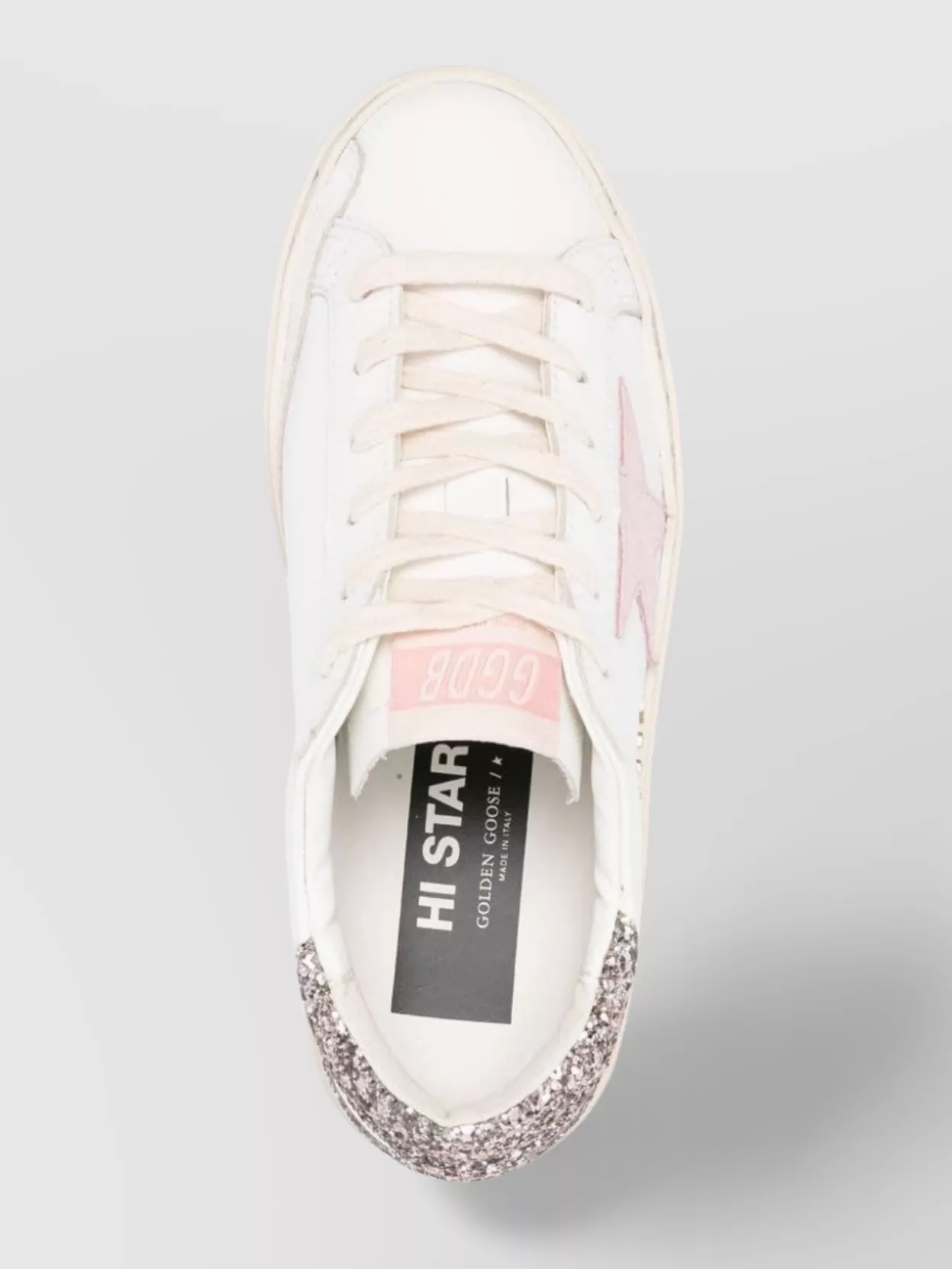 Golden Goose Leather Sneakers With Contrasting Heel Counter