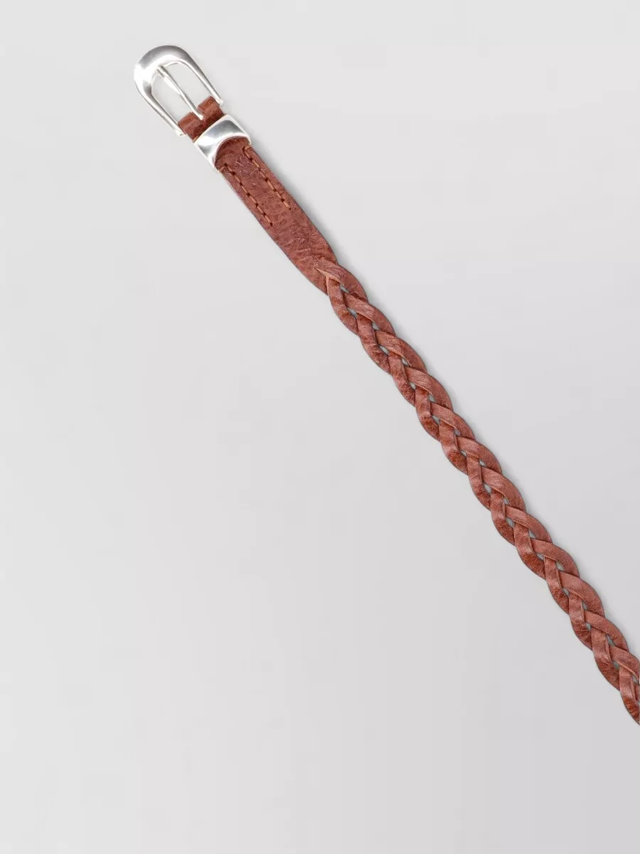 Our Legacy Leather Braided Belt