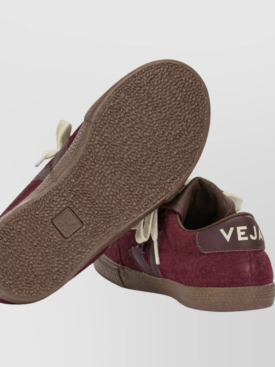 Veja Suede Leather Low-Top Sneakers