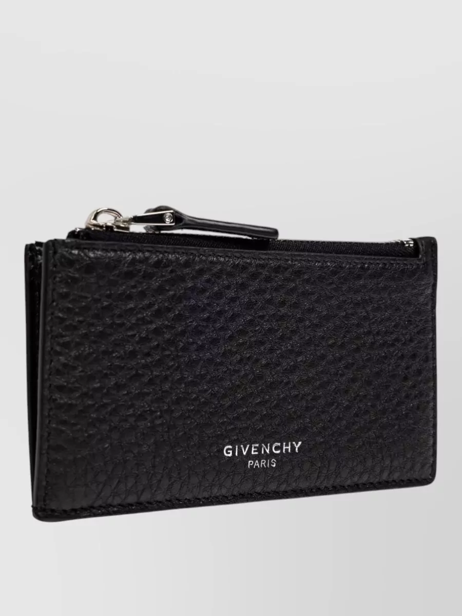 Givenchy Silk Nylon Wallets Textured Finish