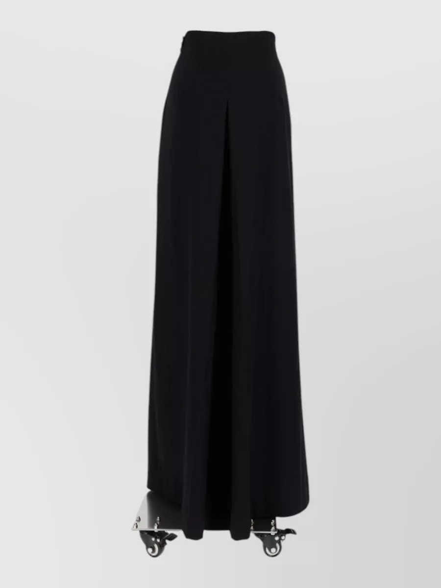 Alberta Ferretti Wide-leg high-rise trousers
