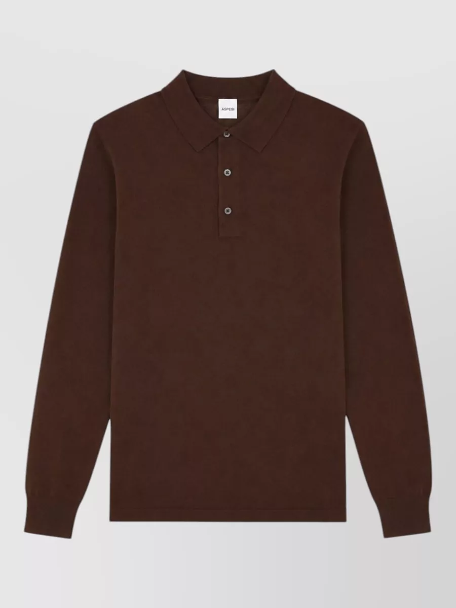 Aspesi virgin wool polo shirt