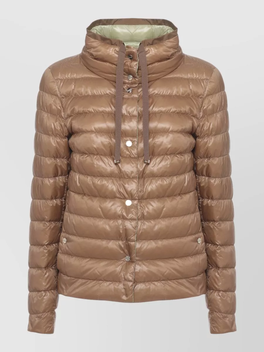 Herno reversible quilted down parka coat